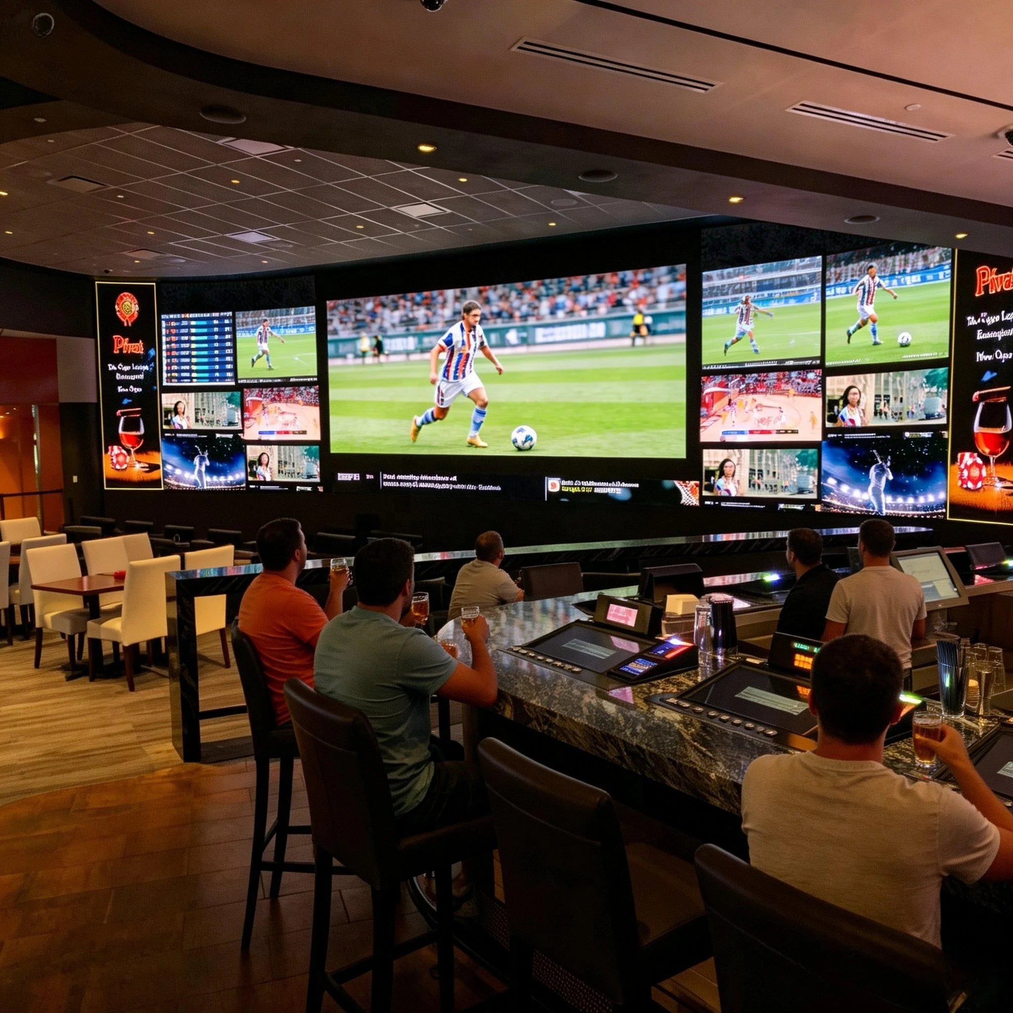RAYBO High-Resolution Indoor HD LED Display HD LED Video Wall with Fine Pixel Pitch Seamless Splicing LED Panels for Sports Bars