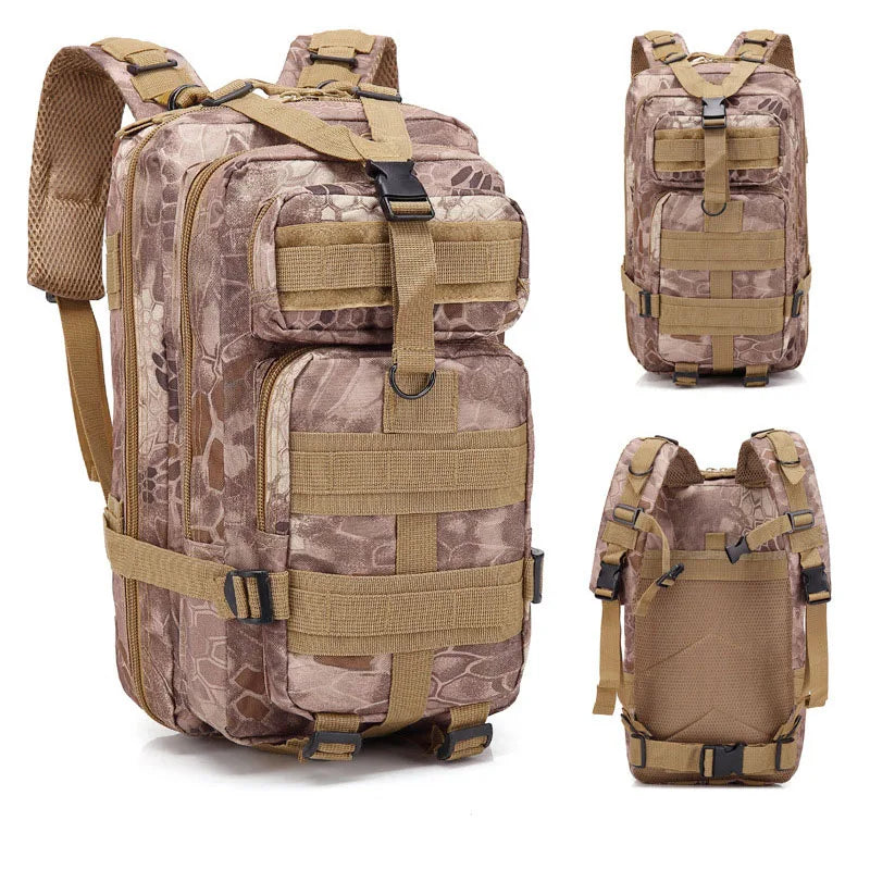 25L Capacity 600D Polyester Outdoor Waterproof Tactical Molle Backpack Bagpack