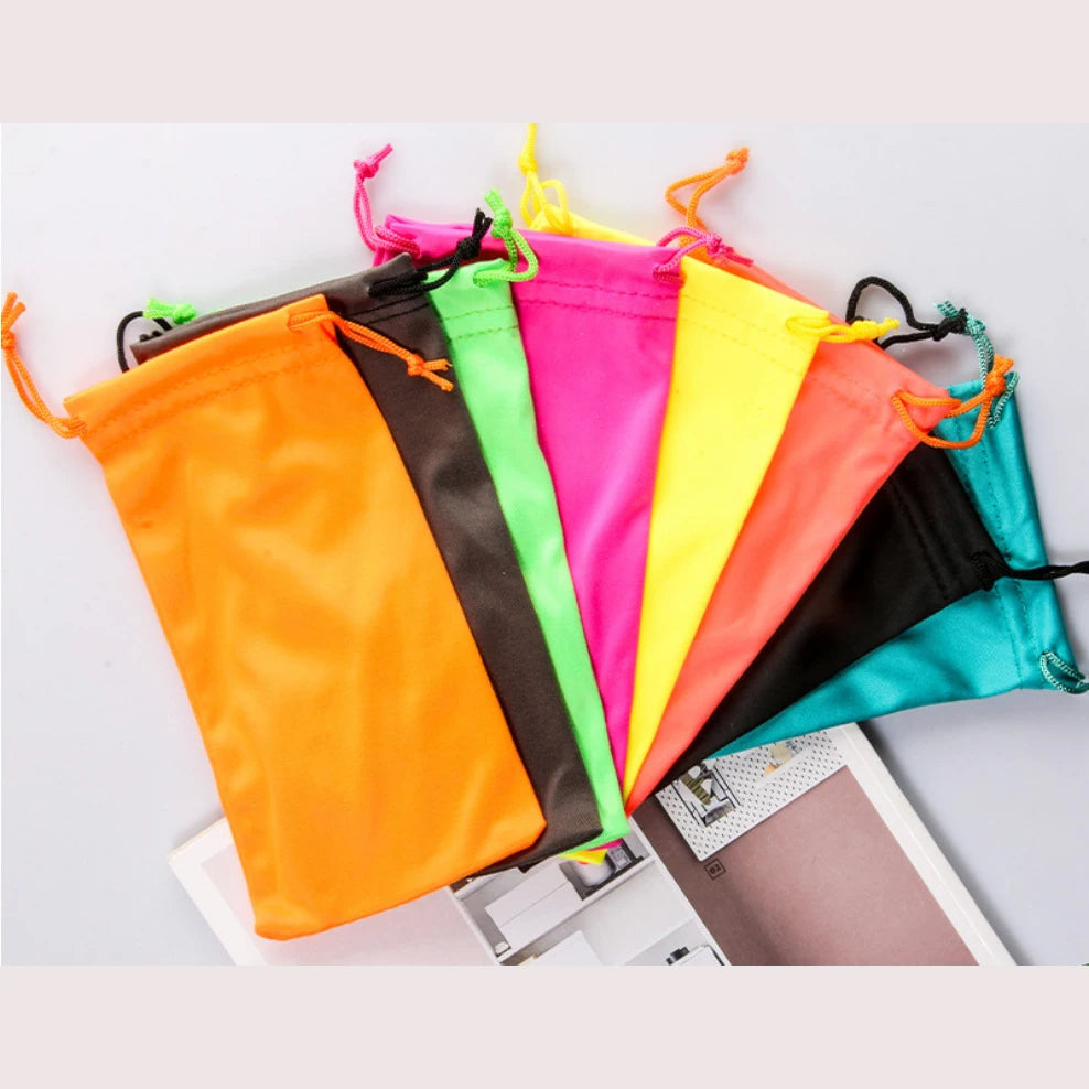 Eyewear Accessories Colorful Sunglasses Bag Drawstring Pouch Myopia Glasses Soft Eyeglasses Pocket Spectacles Cloth Bag