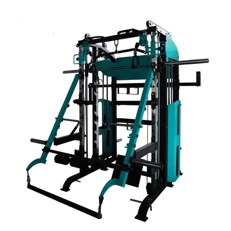 YG-4096 All in One Gym Machine Multi Functional Smith Machine Cable Crossover Power Squat Rack Multi Functional Smith Machine