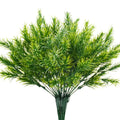 Artificial Greenery Bush Plastic Plants for Home Garden Kitchen Office Planters Window Porch Pot Filler Spring Summer Decoration