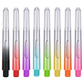 35+5mm Short 2BA Gradient Transparent Color Professional Dart Stems Plastic Accessory PVC Dart Shafts