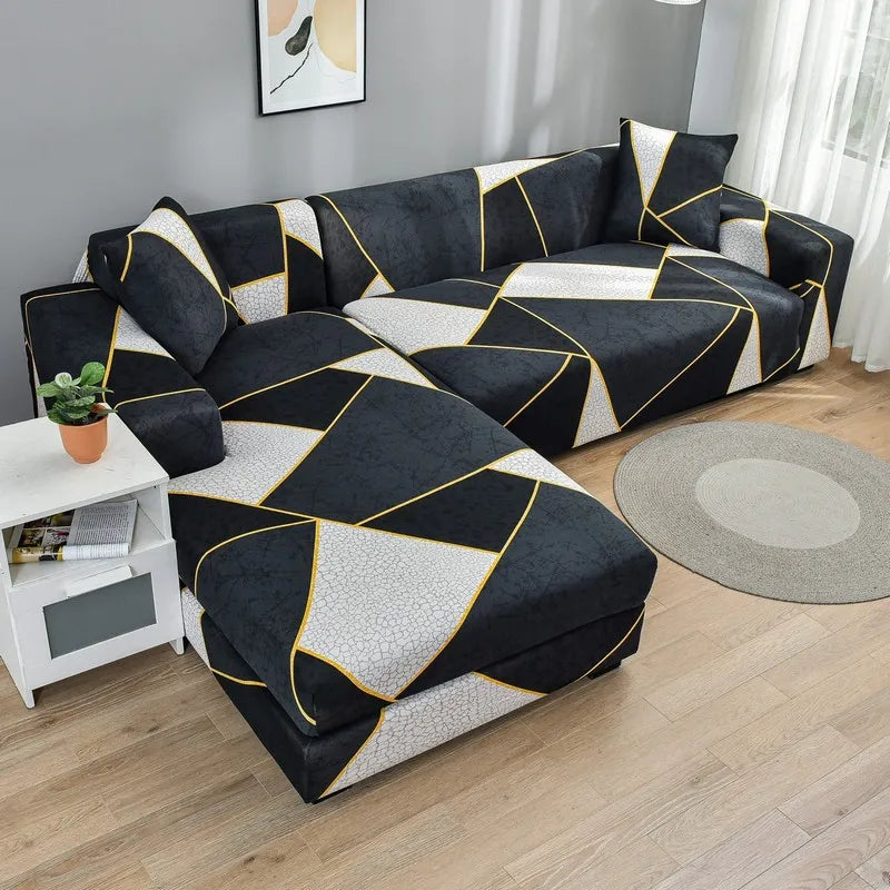 New Trends L Type 3 Seater Sofa Covers Slipcover Elastic Stretch Three-Seat Sofa Cover Sets