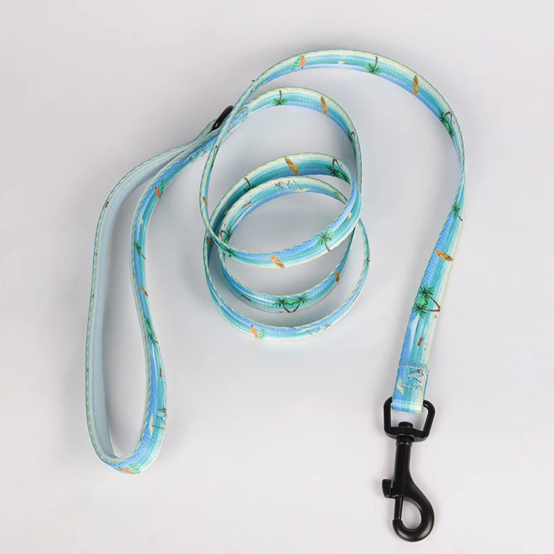 OKEYPETS Neoprene Polyester Durable Material Breathable Running Walking Fashionable Dog Leash