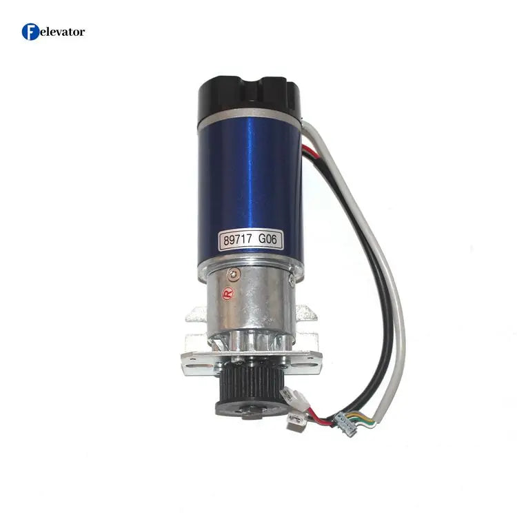 KM89717G06 Modern Elevator Door Motor with Pulley Accessories for Hotel Lift Parts Controller Compatible
