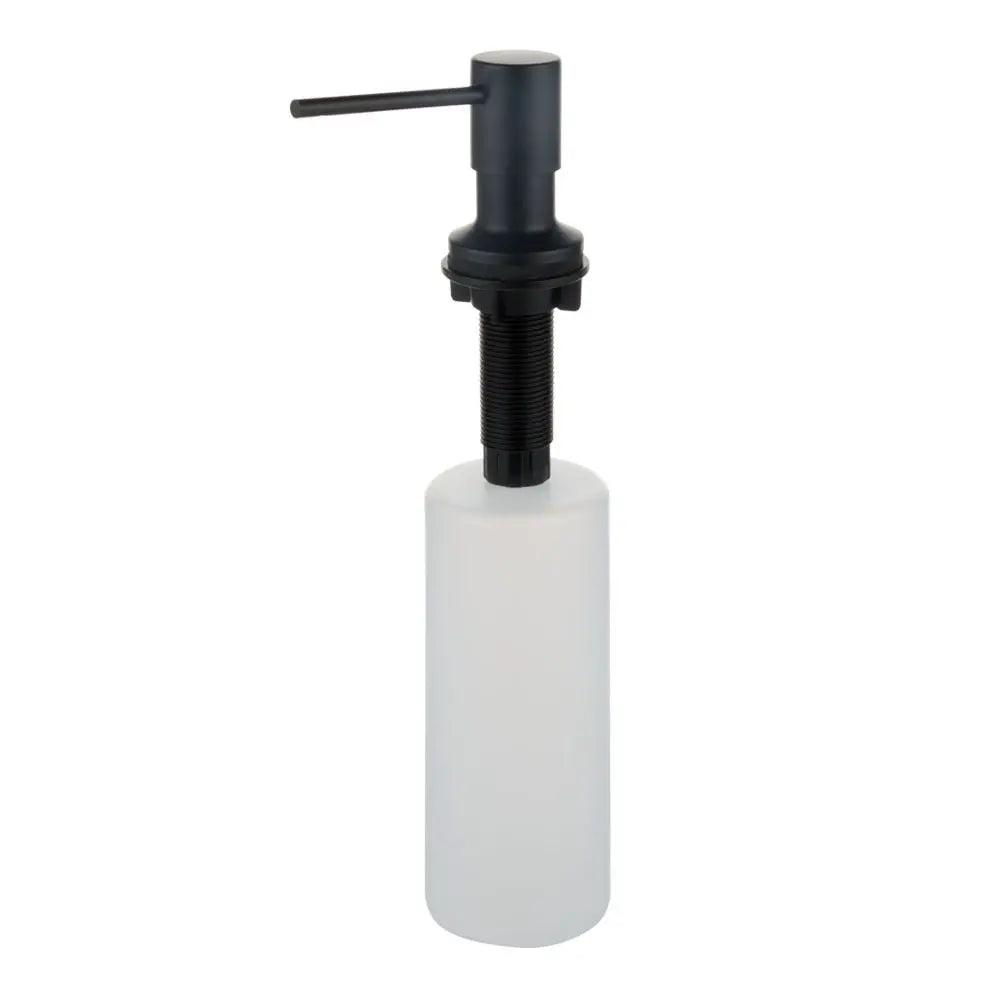 Brass Finished Metal Modern Kitchen Dish Soap Dispenser Built Counter Top 2306R Deck Mounted Square Pump