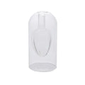 Carambola Glass Vase with Elegant Art Deco Design Built-In Tabletop Decor for Home or Office