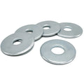 M2 M3 M4 M5 M6 M8 M10 M12 Flat Washer 8.8 Carbon Steel DIN125 White Blue Zinc Plated Plain Flat Washer