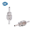 HAL-LOK VCR Fittings 1/4'' Gland Connector Face Seal High Purity Gas Distribution Systems Stainless Steel Polished Forged