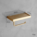 High Quality Modern Stainless Steel Wall-Mounted Roll Paper Rack Toilet Paper Holder with Shelf