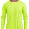 Outdoor UPF50+ Men's Summer Sun Protection T-shirts Long Sleeve Quick Drying Gym Sports Running Shirts and Tops