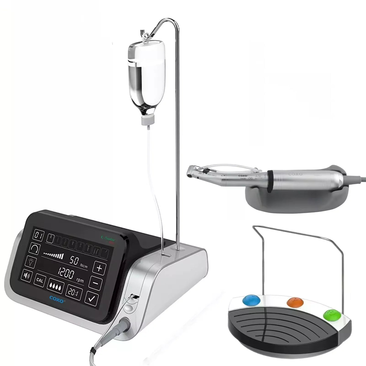 SOCO C-Sailor PRO Dental Implant Machine Torque 80 N.cm Surgical Brushless Drill Motor 20: 1 Handpiece Implantes Dentales