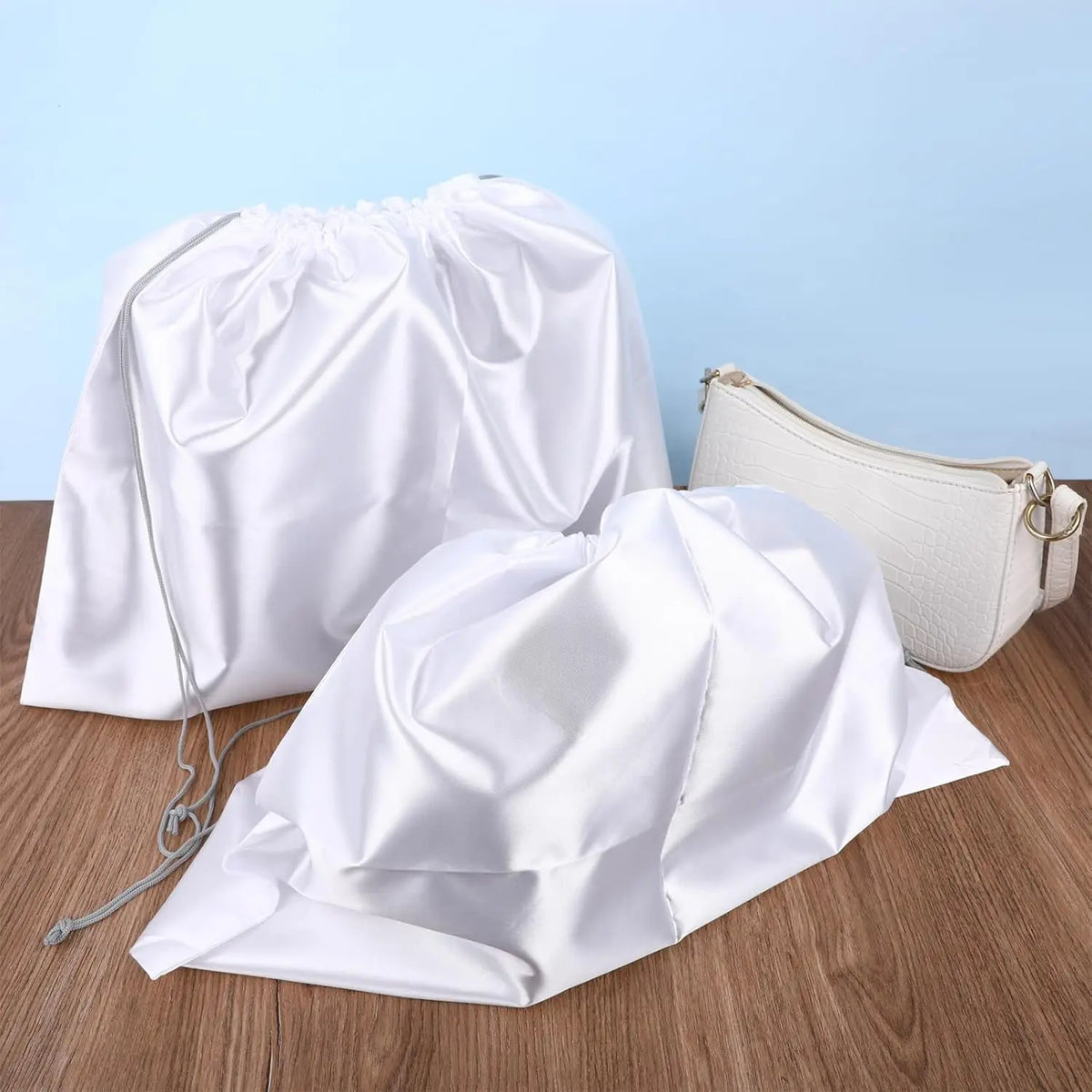 60W X50cm Satin Dust Bags for Purses Handbags Shoes Boots & Hats-Fashion Eco-Friendly Drawstring Storage