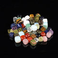 HZ Stone Craft Craft Gift Use Natural Colorful Stone Chakra Cube Tumble Whiskey Stones