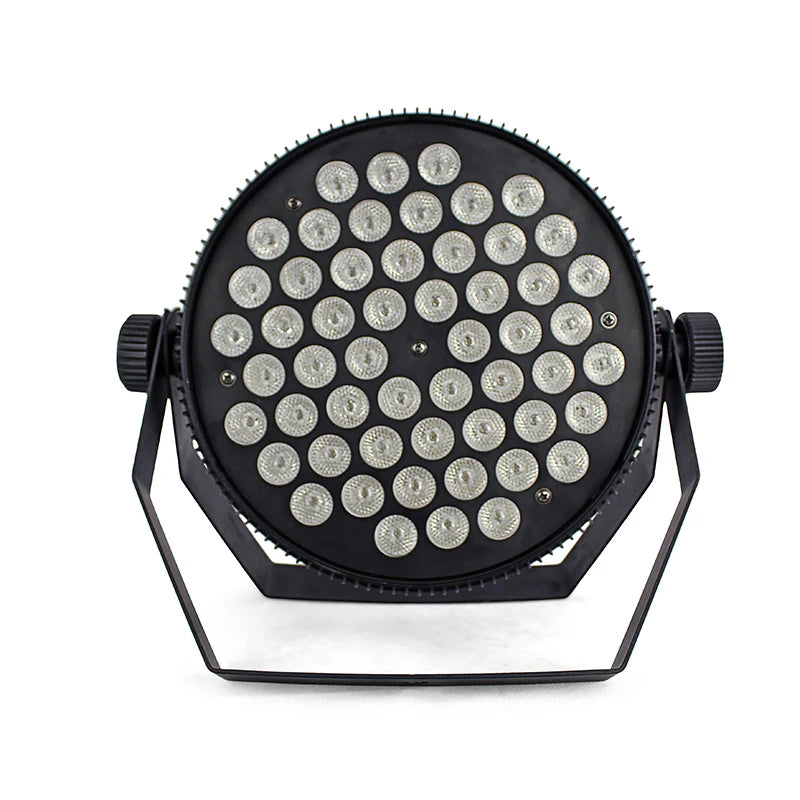 54Pcs Silent Panel Led Par Light 3W *54 LED Music Show Wedding Led Par Lights 3in1 54Pcs RGBW Par Light