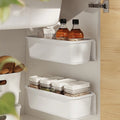 Modern Design Non-Punching Pull-Out Hanging Rack Kitchen Cabinet Drawer Storage Seasoning Shelf for Hotel 09.524