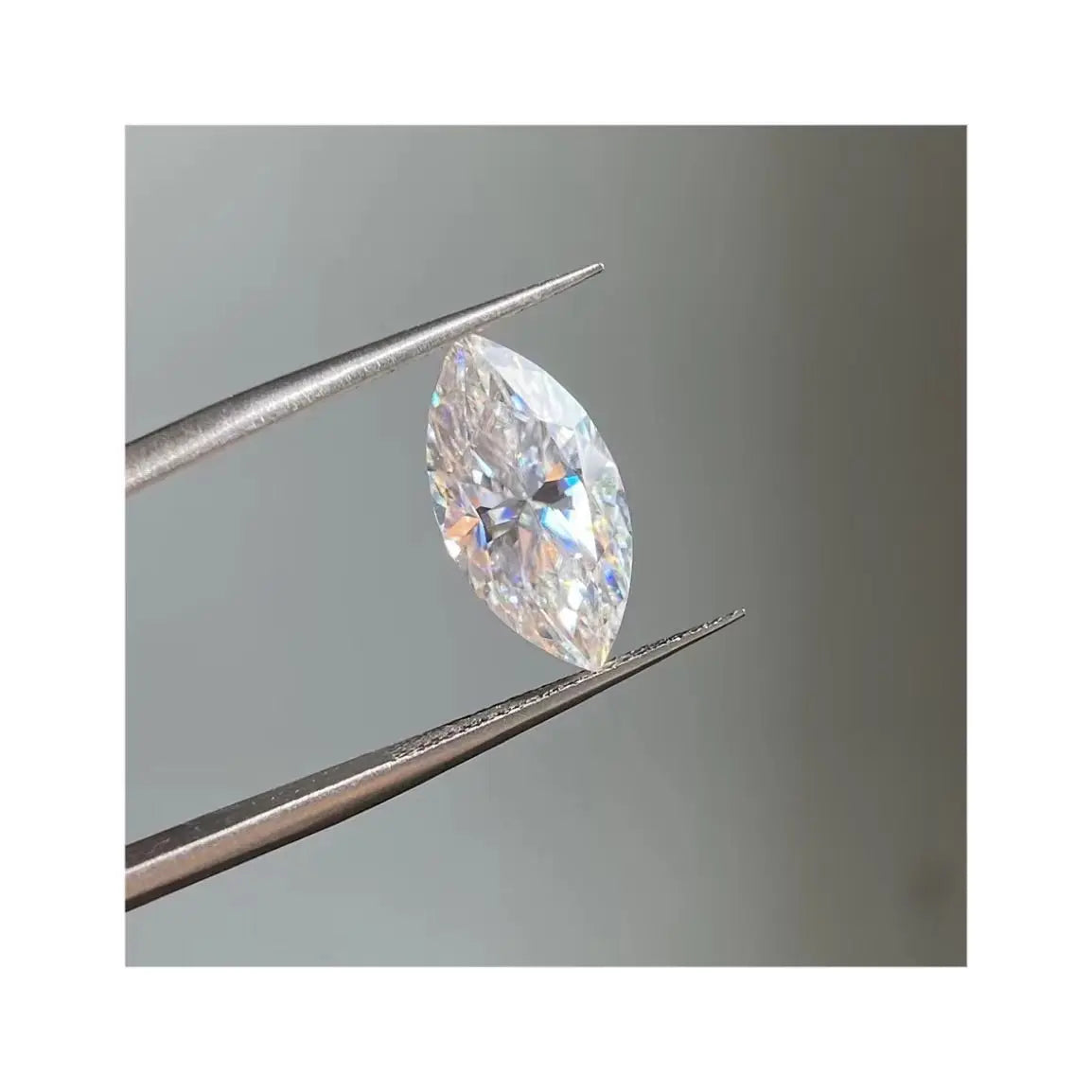 GRA Certificate GH Moissanite Diamond 5x10mm 1CT White Marquise Cut Moissanite Loose Gemstone