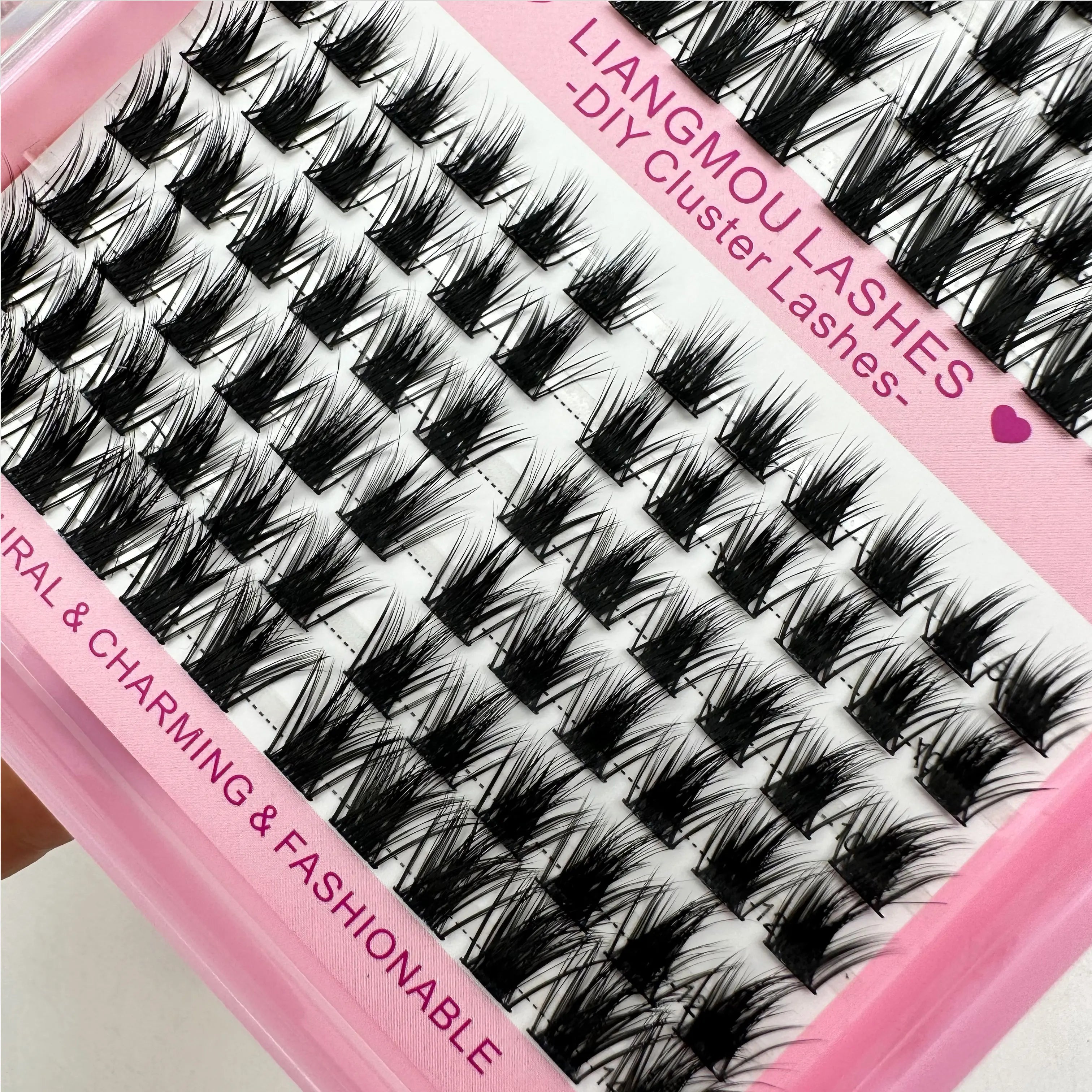 Eyelash Cluster Extensions Mix Curl Diy Eyelash Extention Natural Cluster Lashes Individual Segmented Lashes Kits