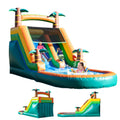 21x9x12FT Commercial Grade PVC Outdoor Adult Kids Party Inflatable Water Slide With Large Splash Pool and Blower