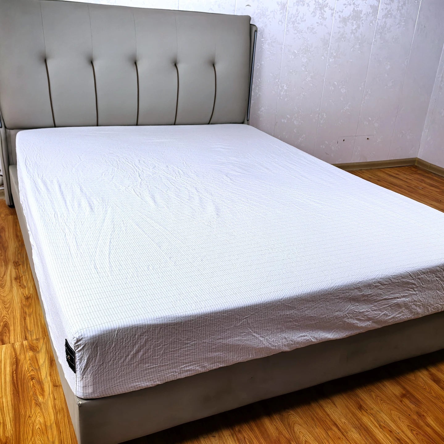 Grounding Sheet Queen Earthing Sheet Grounding Bed Sheet With Cord 95% Cotton and 5% Soft Silver Thread for Healing Sleep