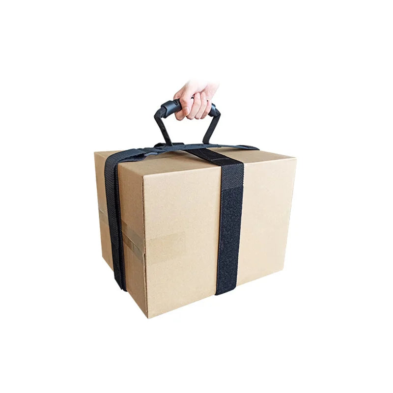 Adjustable Strap Self-Adhesive Luggage Lashing Strap Holder Cross Storage Belt Carry Handle for Box