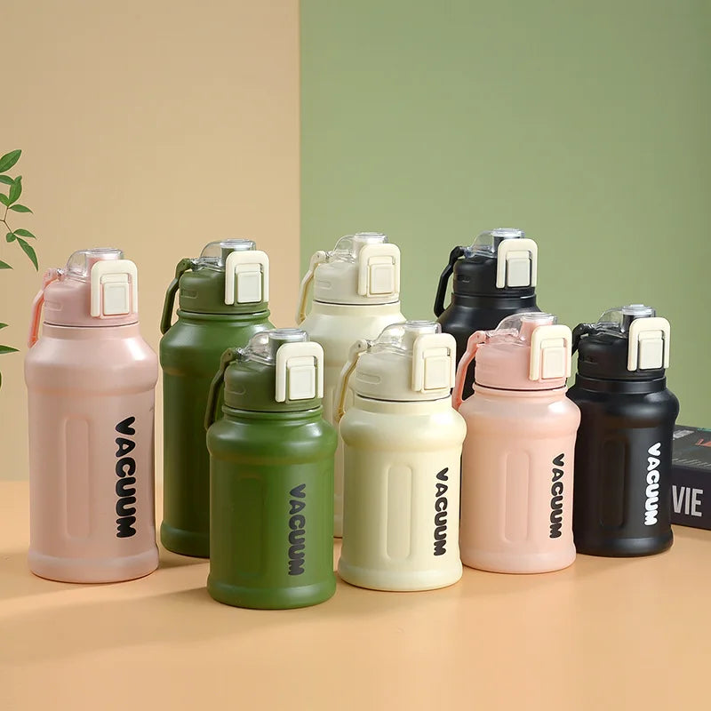 Wholesale Unisex Insulated Water Bottle Large Capacity Portable Stainless Steel 304 for Outdoor Camping & School Usage Drinking