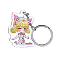 2024 Cute Cartoon Acrylic Keychain Custom Printing Transparent Anime Acrylic Charms Kawaii