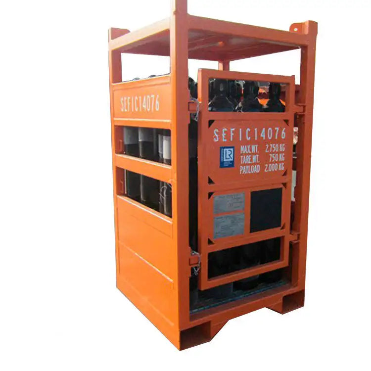 Hot Dip Galvanized 3*4 4*4 5*5 8*8  Units Gas Cylinder Industrial Gas Cylinder Storage Rack