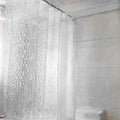 Factory Price Shower Curtain Liner 1.8x2m Household Bathroom Supplies Thicken 3D Effect Water Proof Water Cube Bath Curtain