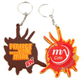 Customizable 2D/3D Silicone Keyring Soft PVC Keychain with Advertisement Carabiner Promotional Keychains with Your Logo Name