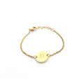 Charm Engraved Jewelry Letras Alphabet Metal Initial Bracelet Letters Edelstahl 18 K Trendy Opp Bag Stainless Steel 100 Pcs MUSE