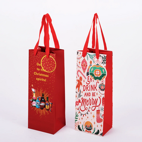 Excellent Quality Eco Friendly Products Wine Paper Bag Custom Gift Bag
