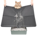 31x24 Inch EVA Cat Litter Rug Scratch Resistant No Slip Washable Waterproof Large Cat Litter Trapping Mat for Litter Box