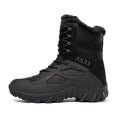 Outdoor Non-Slip High Cut Rubber Hiking Shoes Sneaker-Style Snow Boots with Comfortable Cotton Hiking Boots