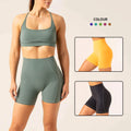 OEM Hot Custom Women Workout Gym High Waist Training Gym Fitness Sports Shorts Private Custom Yoga Shorts
