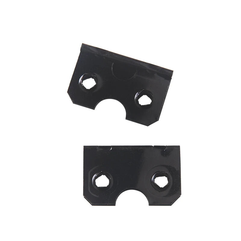 Small Metal Two-Hole Fixed Barbed Hinges Picture Frame Backboard Support Stand Legs Black Carton for Photo Artwork Tabletop