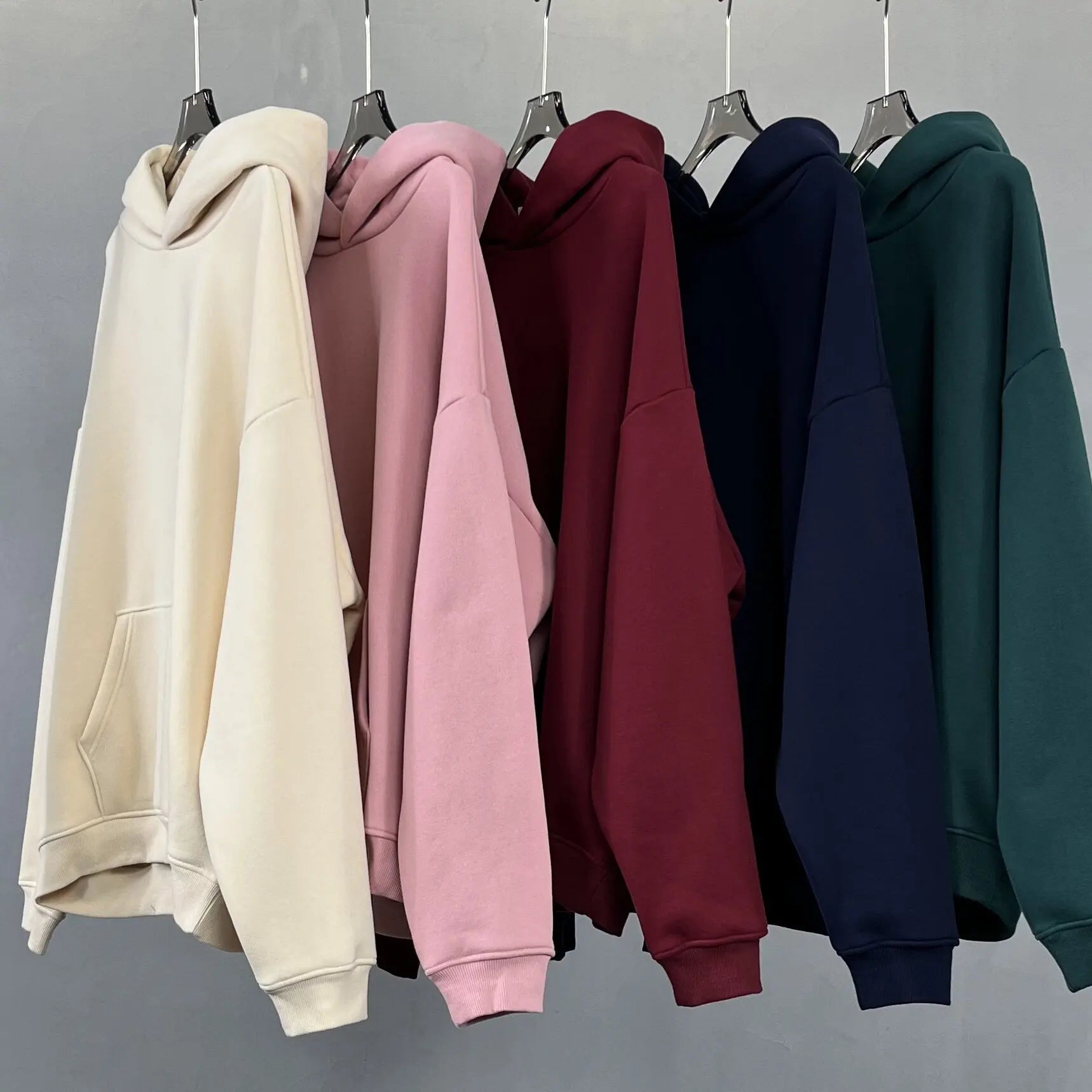 Wholesale Winter Fashion High Quality Eco-Friendly Breathable Embroidered Hooded Pullover Custom Logo Oversized Heavyweight Plus