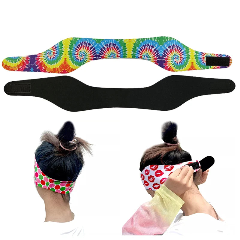 Waterproof Custom Pattern Neoprene Headband for Kids and Adults Swimming and Other Aquatic Activities