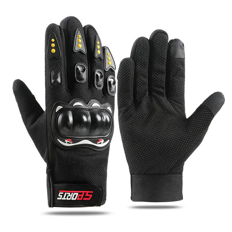 Windproof Comfortable Anti Slip Cycling Gloves for Riding Gloves Bike Motorcycle Gloves Touch Screen Full Finger Gloves