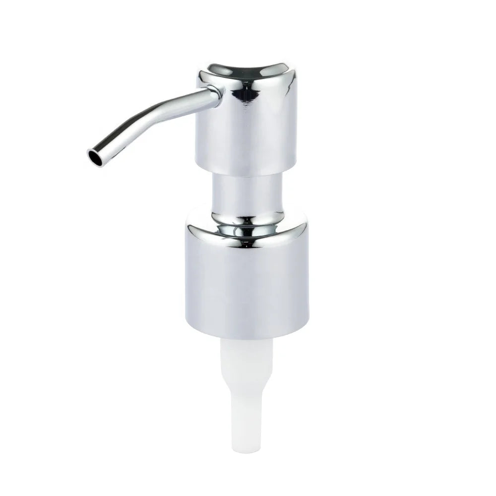 Longan 28 Pump Lotion 2Cc White Clear Glass Lotion Pump Dispenser Amber Bottle With Bamboo Pump Wholesale in China