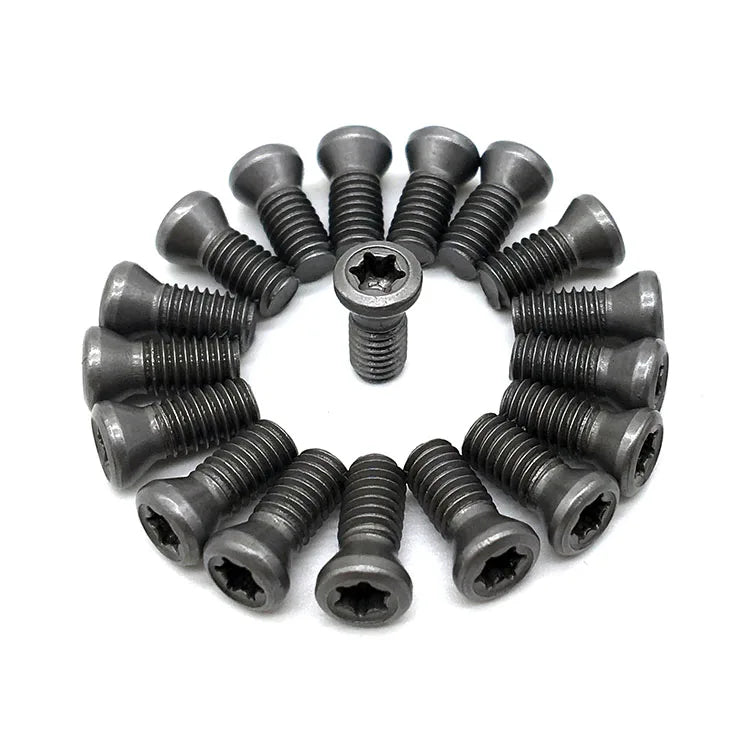 M1.6-M2.5 Metric Torx Bolt Replacement Insert Screws with Black Oxide Finish for Holder
