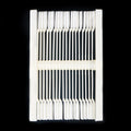 Customizable 36-Color ABS Display Stand for Nail Art Professional Flexible White Spiral Fan Shaped Color Card for DIY Nail