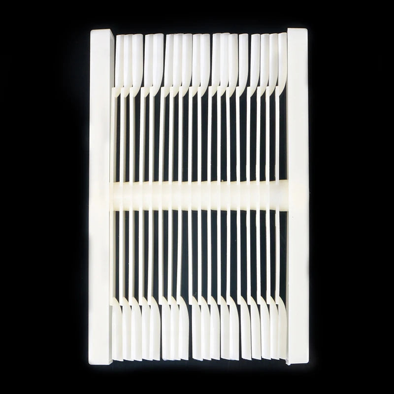 Customizable 36-Color ABS Display Stand for Nail Art Professional Flexible White Spiral Fan Shaped Color Card for DIY Nail