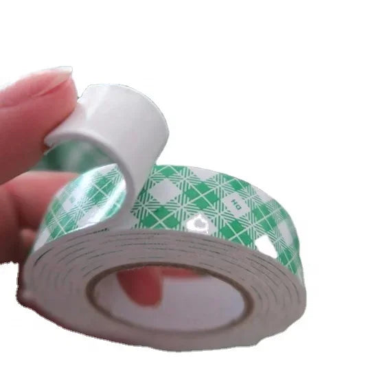 Printing Release Paper Thick Double Side Hot Melt Adhesive White Soft Sponge Eva Foam Tape