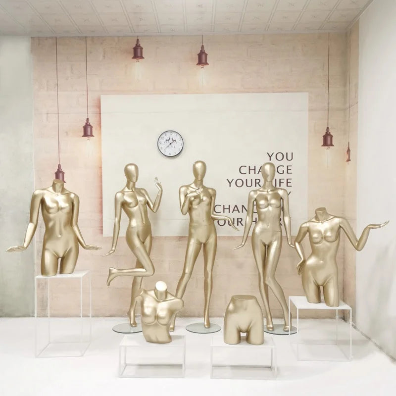 Gold Color Lingerie Female Mannequin Price