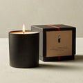 Luxury Custom Rigid Packaging Black Taper Candle Packaging Box for Business