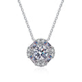 Exquisite VVS Moissanite Necklace Shining Diamond Jewelry Necklace GRA Moissanite 925 Sterling Silver Necklace