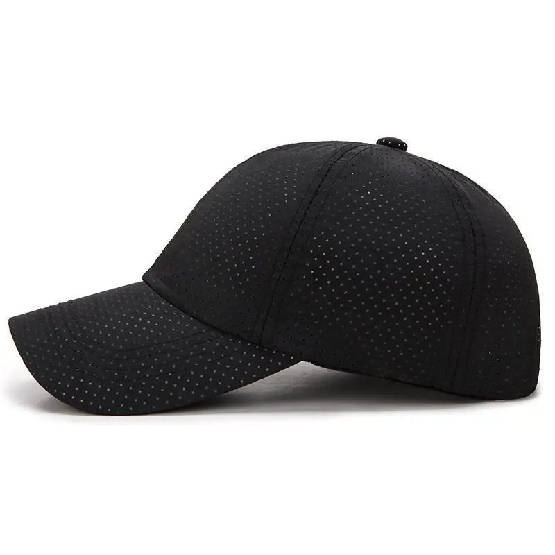 Wholesale 6-panel Quick Dry Blank Breathable Gorras Outdoor Running Adult  Baseball Cap Gorras