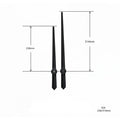 Modern Style Metal Aluminum Large 238/314 350mm  Black Wall Clock Hour Minute Hands Parts