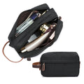 Lightweight Portable Men's Travel for Bag Cosmetic Organizer Zipper Closure Durable Polyester Small Capacity Fashion Style